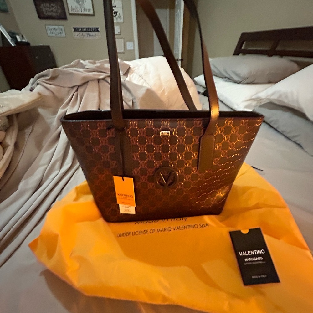 Valentino Women's Brown Tote Bag